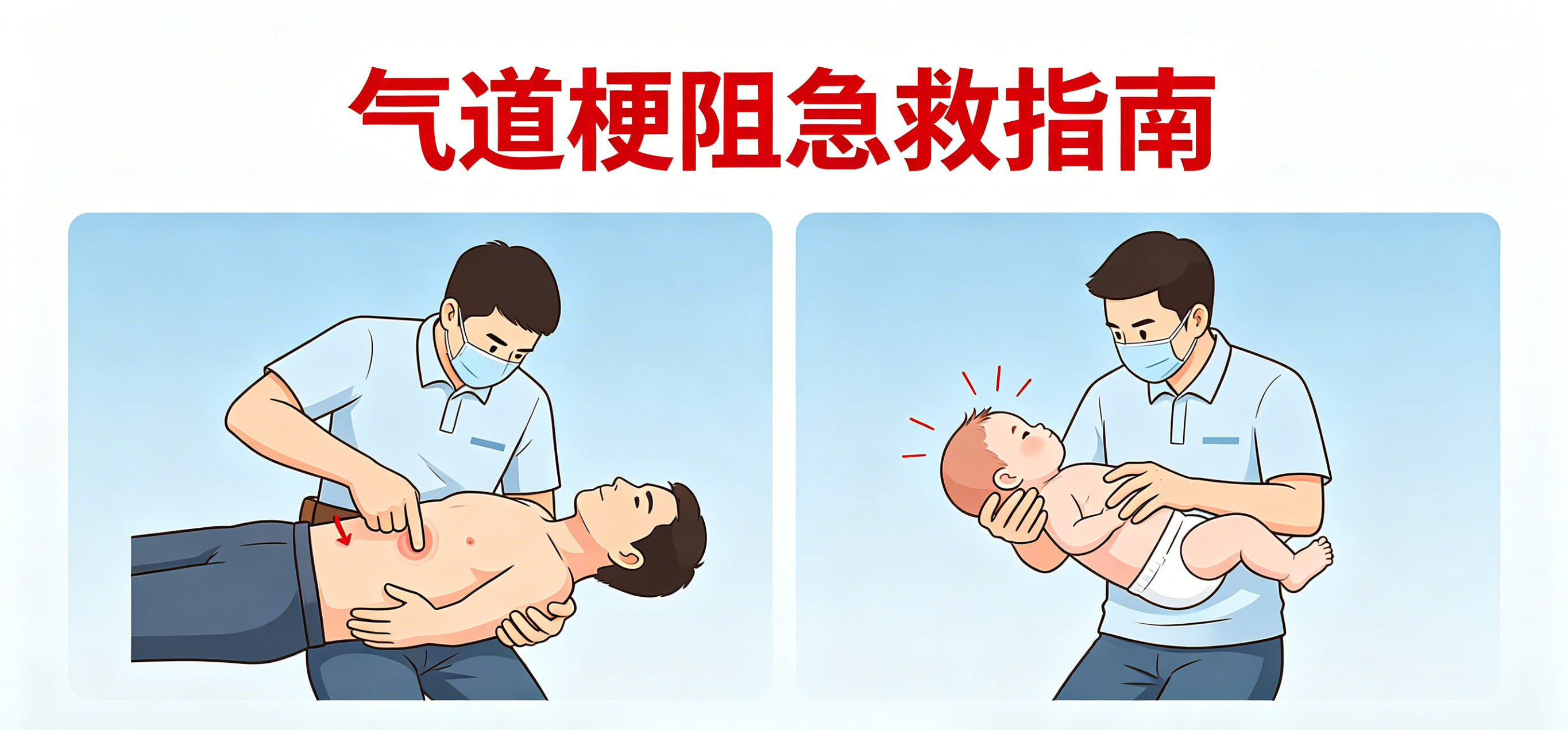 气道梗阻生死仅分秒，新版急救指南请立刻收藏！